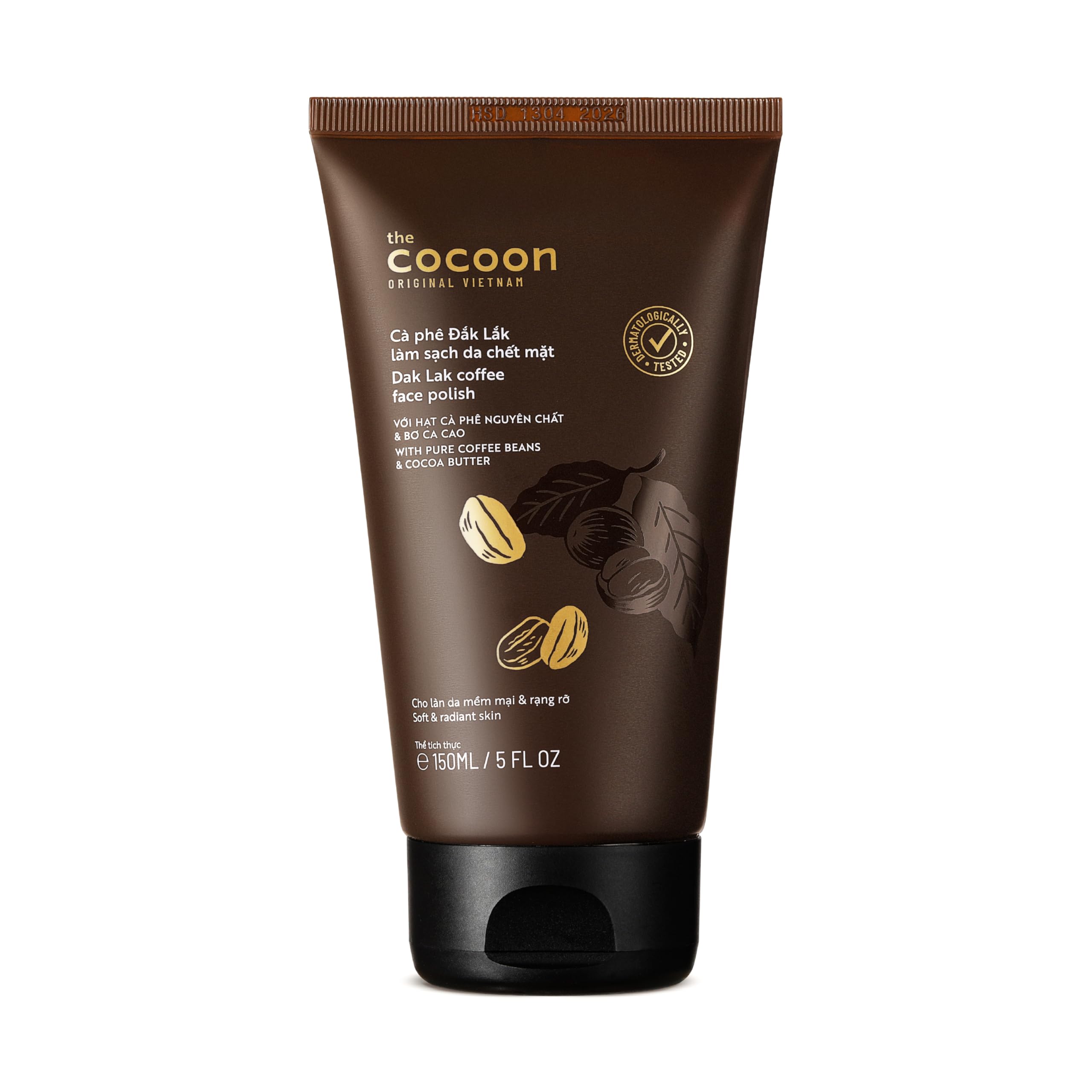 Amazon.com : Cocoon Original Vietnam Coffee Face Scrub 150ml/ 5.07